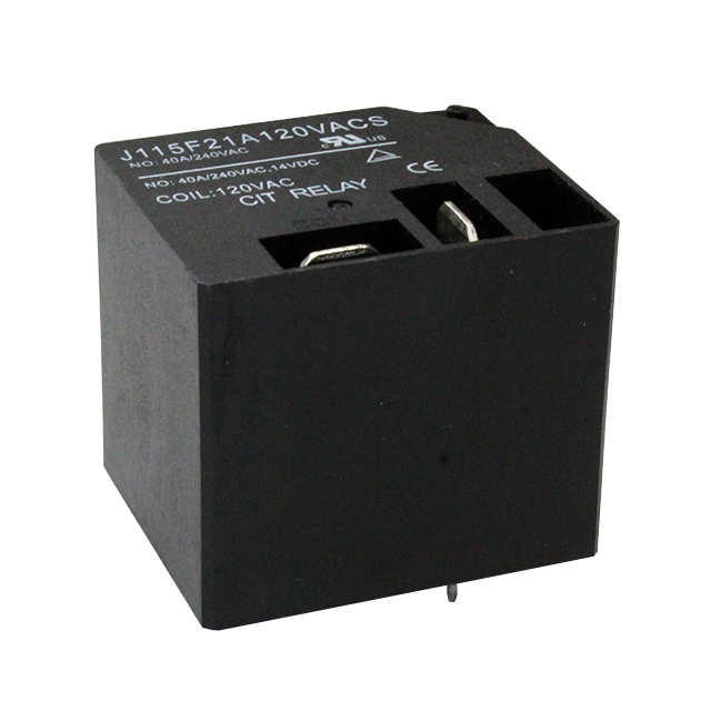 J115F21A120VACS CIT Relay and Switch  Power Relays Over 2 Amps